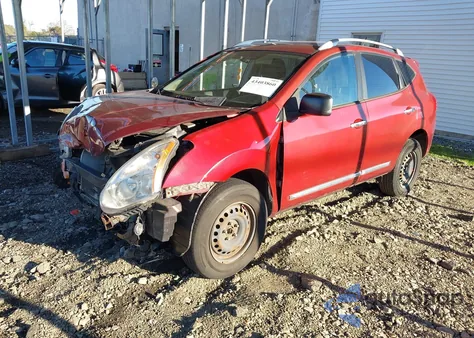 2015 Nissan Rogue Select S из США, поврежденный, VIN JN8AS5MTXFW661111